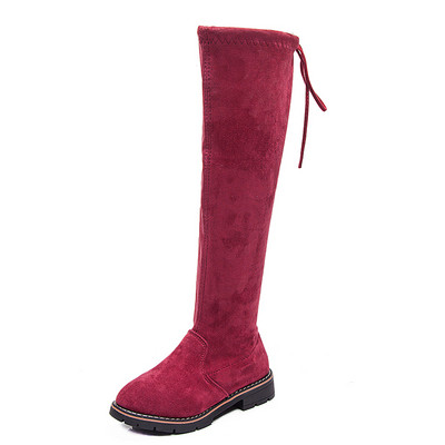 Μοντέρνες  παιδικές μπότες για κορίτσια από οικολογικής σουέντ σε διάφορα χρώματα