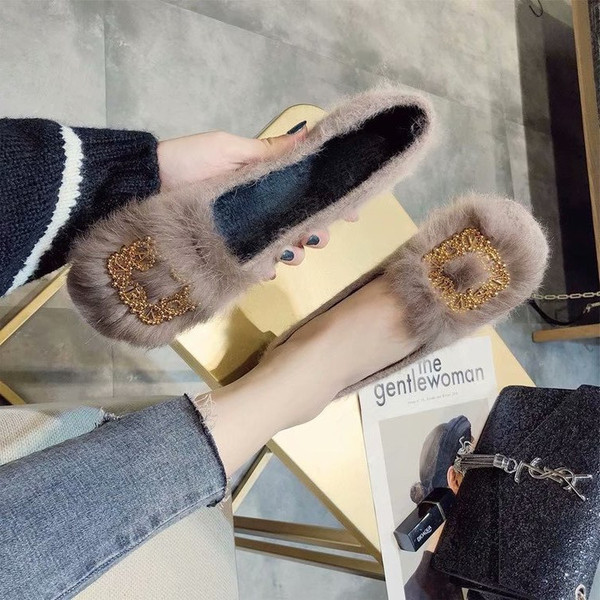 Női pehely mokaszin fém díszítéssel - két modell