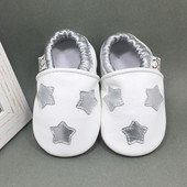 Bőr babacipő több színben