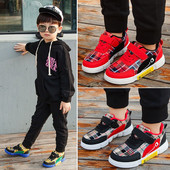 Καθημερινά παιδικά πάνινα παπούτσια για αγόρια με επιγραφές σε διάφορα χρώματα