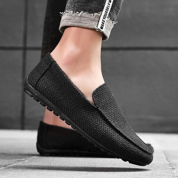 Stílusos letisztult férfi mokaszin három színben