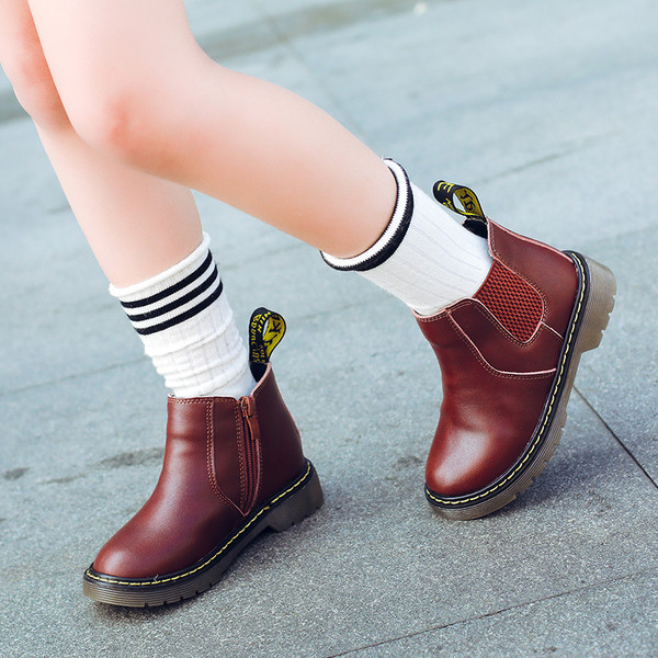 Modern gyerekcsizma lányoknak sima modell két színben