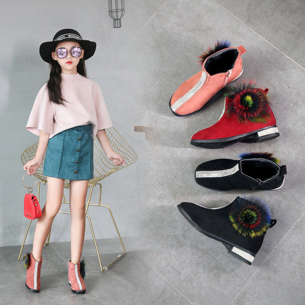 Aktuális gyerekcsizma lányoknak eco velúrból pehely elemmel több színben