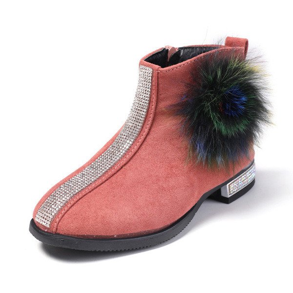 Aktuális gyerekcsizma lányoknak eco velúrból pehely elemmel több színben