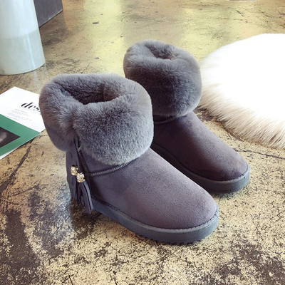 Női alkalmi csizma bojttal, három színben