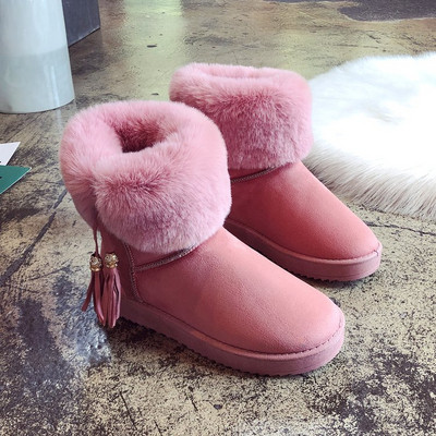 Női alkalmi csizma bojttal, három színben