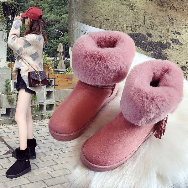 Női alkalmi csizma bojttal, három színben