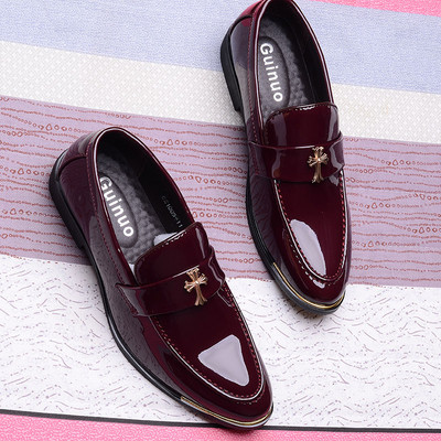 Κομψά ανδρικά παπούτσια σε τρία χρώματα οικολογικού δέρματος