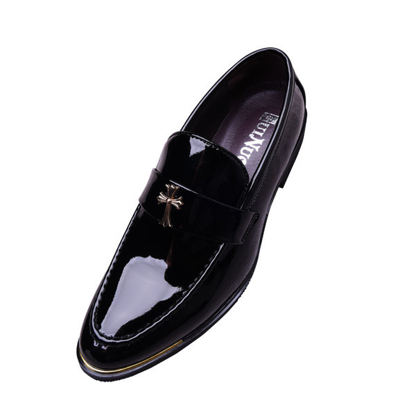 Κομψά ανδρικά παπούτσια σε τρία χρώματα οικολογικού δέρματος