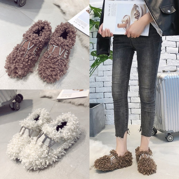 Női modern mokaszinok négy színben felirattal