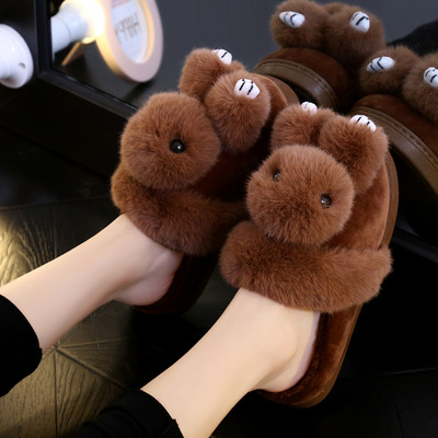 Gyermek otthoni papucs 3D dekorációval több színben, alkalmas fiúknak és lányoknak