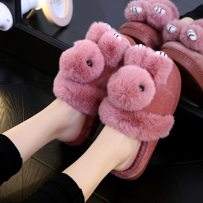 Gyermek otthoni papucs 3D dekorációval több színben, alkalmas fiúknak és lányoknak