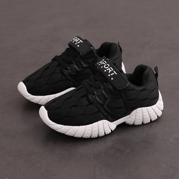 Καθημερινά παιδικά παπούτσια για αγόρια σε μπλε και μαύρο χρώμα