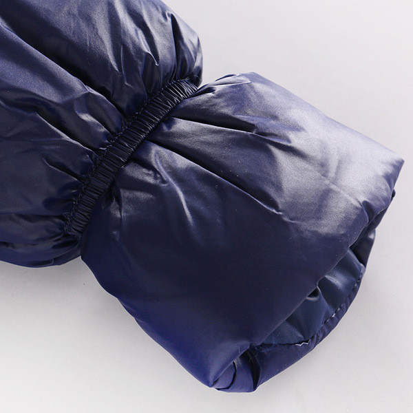 Βρεφική ολόσωμη φόρμα  με κουκούλα σε ροζ και μπλε χρώμα