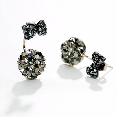 Elegáns praktikus női fülbevaló kövekkel, különböző színekben