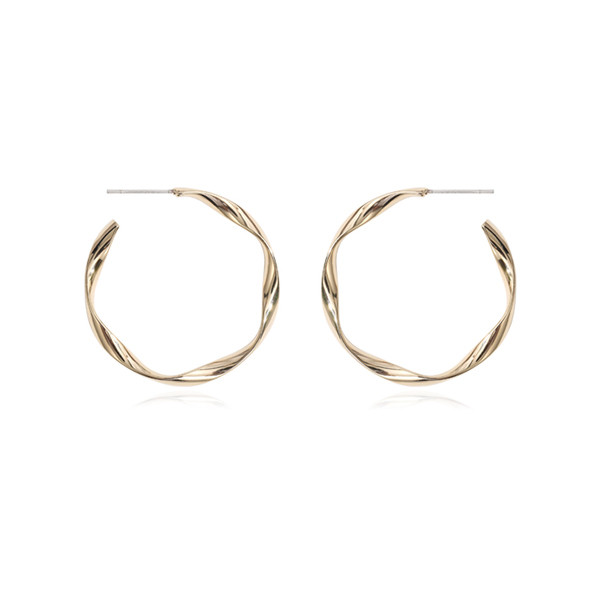 Alkalmi női kerek fülbevaló két színben vagy két modellben