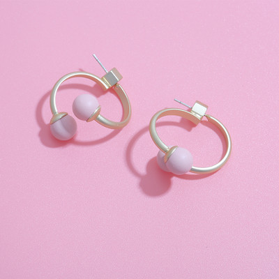 Καθημερινά γυναικεία σκουλαρίκια με πέρλες σε διάφορα χρώματα