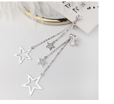 Όμορφα γυναικεία σκουλαρίκια σε σχήμα αστέρι