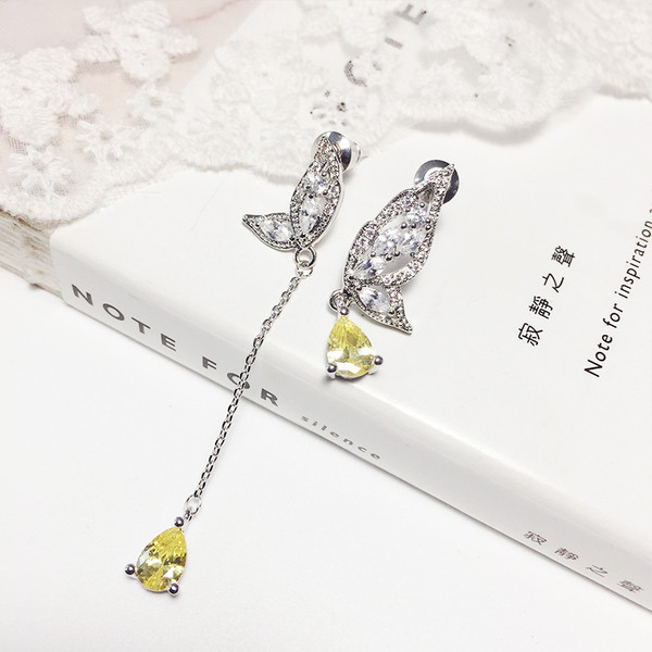 Καθημερινά γυναικεία σκουλαρίκια με διακοσμητικές πέτρες