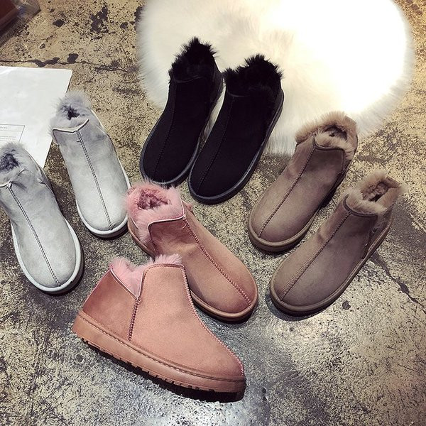 Γυναικείες χειμωνιάτικες μπότες με απαλή επένδυση σε τέσσερα χρώματα