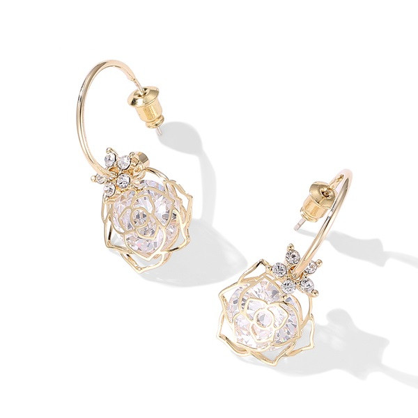 Elegáns kis női fülbevaló két színben