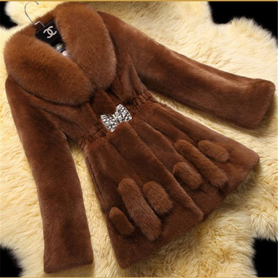 New women`s down winter coat with buckle - 4 different models in white, black, burgundy, brown