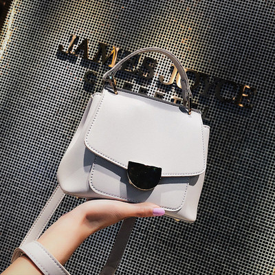 Μοντέρνα γυναικεία τσάντα με μακρά και κοντή λαβή σε τέσσερα χρώματα