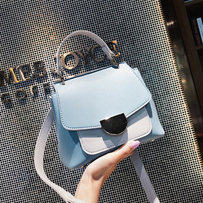 Μοντέρνα γυναικεία τσάντα με μακρά και κοντή λαβή σε τέσσερα χρώματα