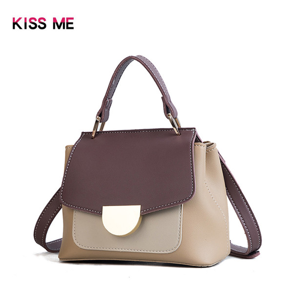 Μοντέρνα γυναικεία τσάντα με μακρά και κοντή λαβή σε τέσσερα χρώματα