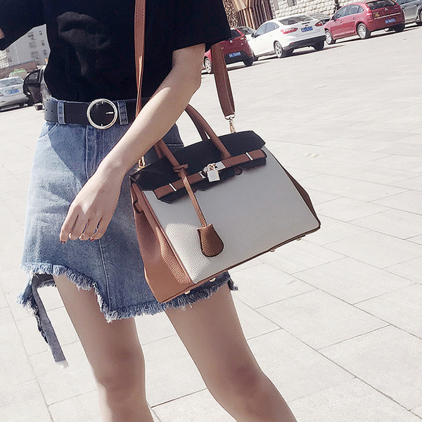 Új stílusos női táska rövid és hosszú füllel, négy színben