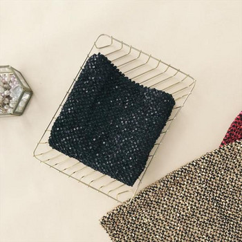 Μοντέρνα γυναικεία  φούστα με πούλιες και ψηλή μέση σε τέσσερα χρώματα