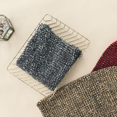 Μοντέρνα γυναικεία  φούστα με πούλιες και ψηλή μέση σε τέσσερα χρώματα