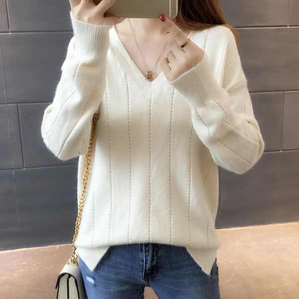 Μοντέρνο γυναικείο πουλόβερ  με μαλακό κάλυμμα σε διάφορα χρώματα