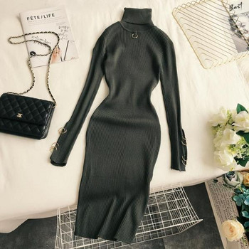 Μοντέρνο γυναικείο φόρεμα και μεταλλικά στοιχεία σε διάφορα χρώματα