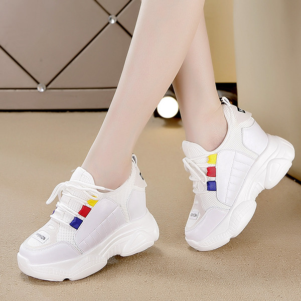 Női alkalmi tornacipő két színben