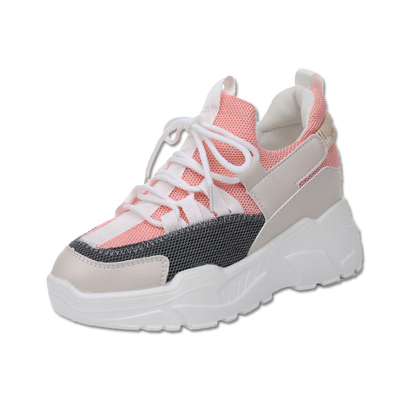 Női tornacipő magas talppal, két színben