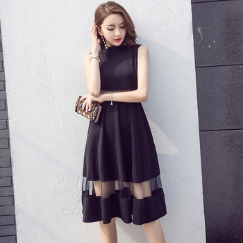 Elegáns női ruha fekete színben