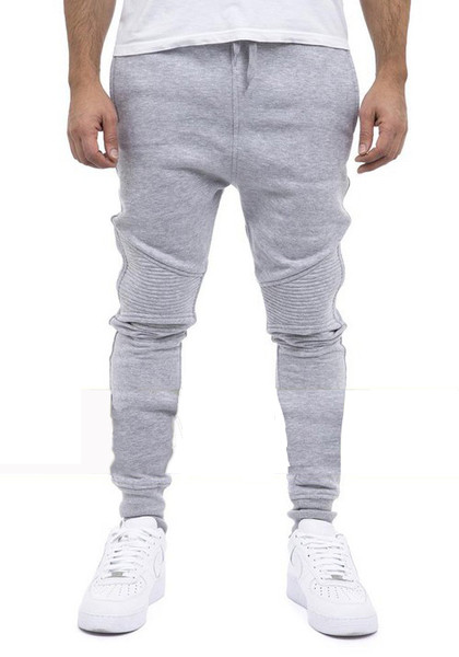 Αθλητικά casual αντρικά παντελόνια σε μαύρο και γκρι χρώμα
