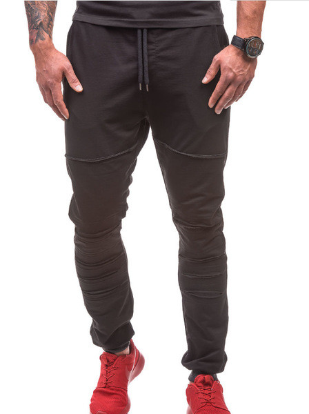 Ανδρικά αθλητικά παντελόνια σε διάφορα χρώματα με ελαστική μέση και κορδόνια