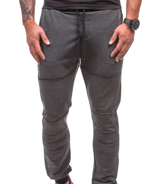 Ανδρικά αθλητικά παντελόνια σε διάφορα χρώματα με ελαστική μέση και κορδόνια