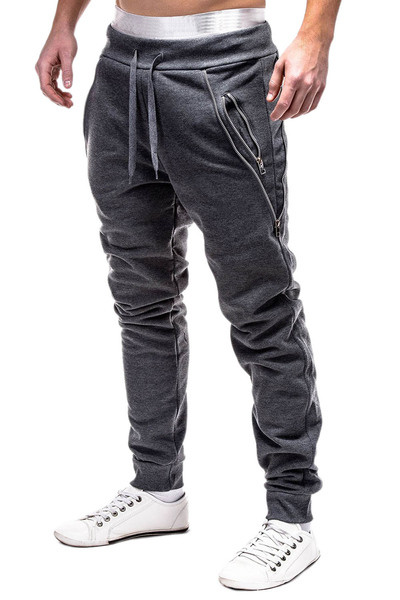 Cipzáros férfi alkalmi nadrág három színben