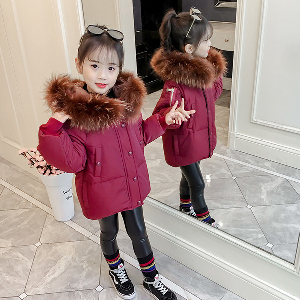 Modern gyerekkabát lányoknak négy színben