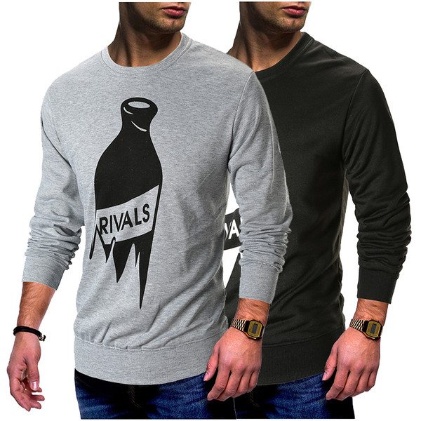 Alkalmi férfi blúz fekete és szürke rátéttel