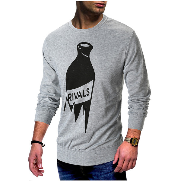 Alkalmi férfi blúz fekete és szürke rátéttel