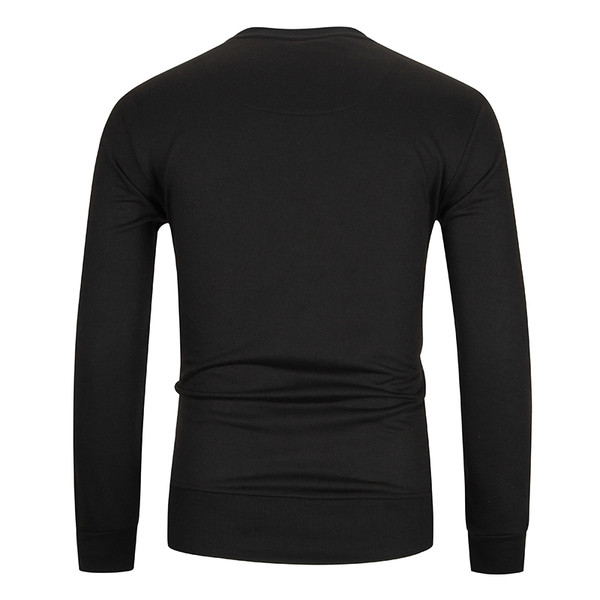 Alkalmi férfi blúz fekete és szürke rátéttel