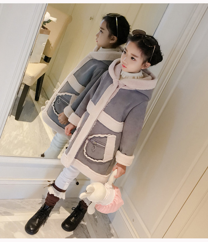 Gyermek télikabát lányoknak két színben