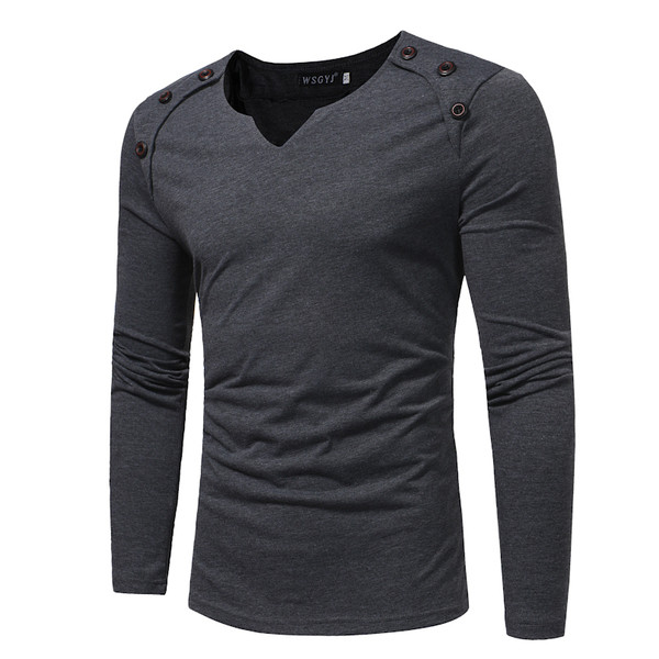 Férfi pamut blúz gombokkal, három színben