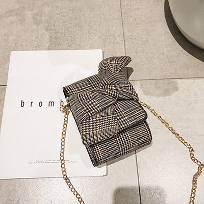 Jelenlegi női kockás táska két színben vagy két méretben