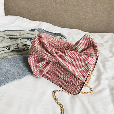 Jelenlegi női kockás táska két színben vagy két méretben