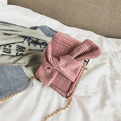 Jelenlegi női kockás táska két színben vagy két méretben